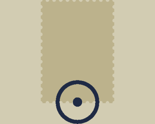 Sonderwunsch Stempel unten mitte