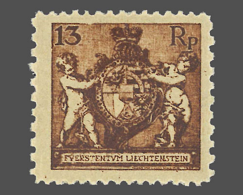 Wappen mit Putten