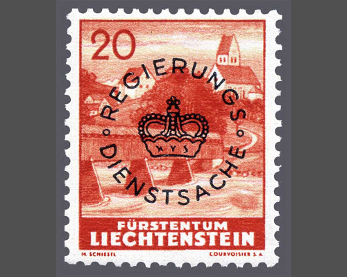 Definitive stamps 1937/1938 with circula