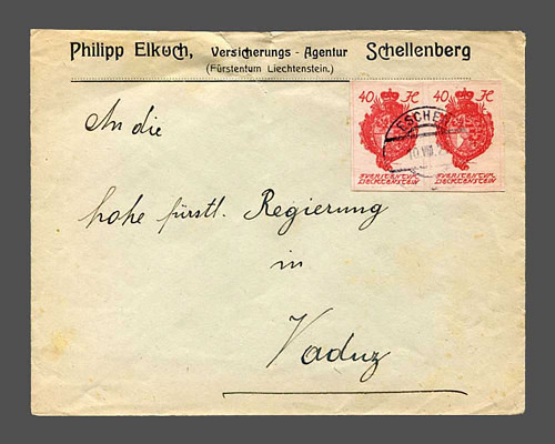 Geschäftsbrief aus Schellenberg