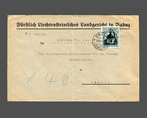 CHF 0.35 auf NN-Landgerichtsbrief