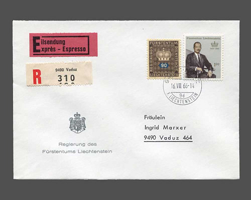 Mi.Nr. 43, CHF 0.90 Ausgabe 1950 und Son