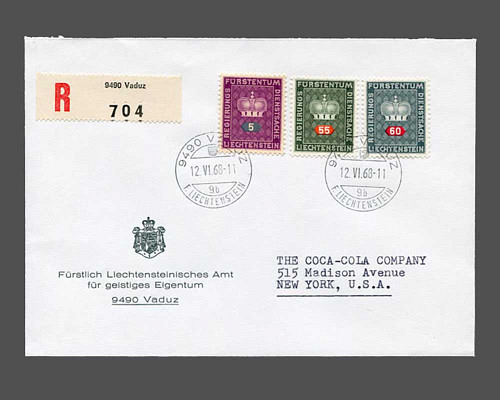 Dienstmarken Mi.Nr. 35, 40, 41 - 5 Rp.,