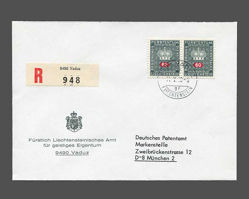 Dienstmarken Mi.Nr. 41 - 2 x CHF 0.60, g