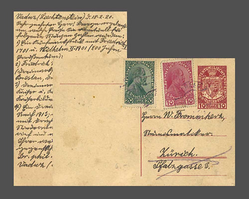 Postkarte LBK Nr. Pk 1 / Z I A, 10 Helle