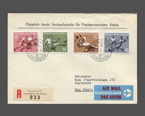 LBK Nr. 178, Zürich-Genf-Sao Paulo 27. M
