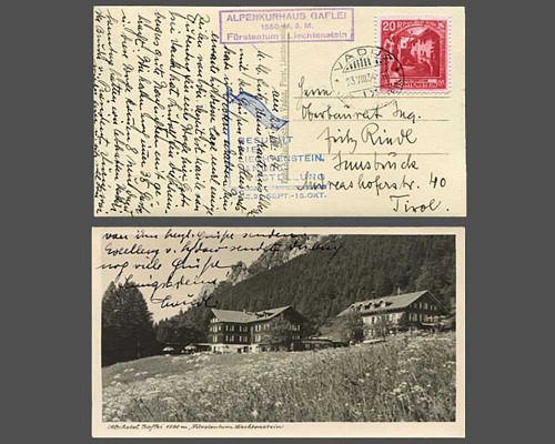 LBK Nr. 4 c, Ausstellung 1934 in blau au