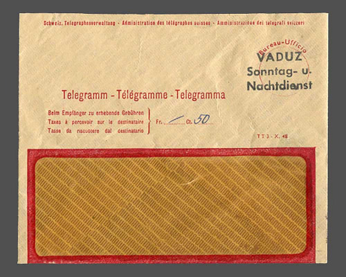 LBK Nr. 15 a, schwarzer Dreizeiler-Stemp