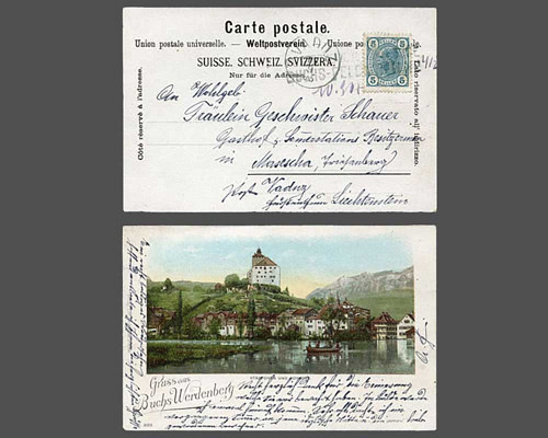 LBK Nr. 1 a, POSTCONDUCTEUR im ZUGE BUCH