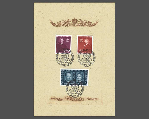 Vermählung von Fürst Franz Josef ll. und